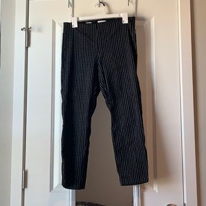 Elle black and white grid pants